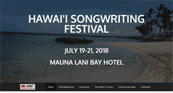 Desktop Screenshot of kauaimusicfestival.com