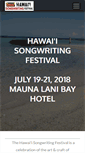 Mobile Screenshot of kauaimusicfestival.com
